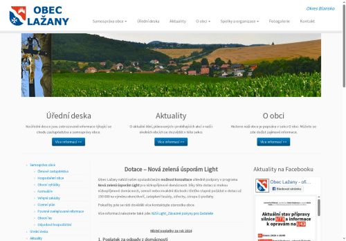 Zobrazit webové stránky Obecní úřad Lažany