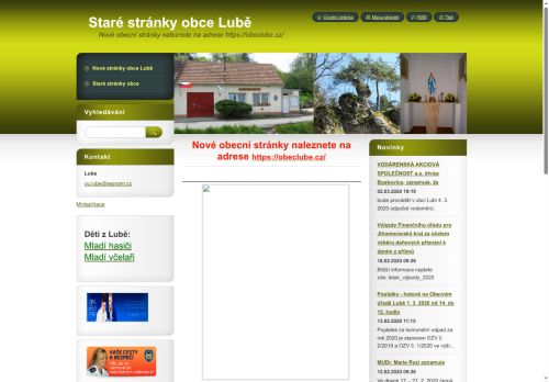 Zobrazit webové stránky Obecní úřad Lubě