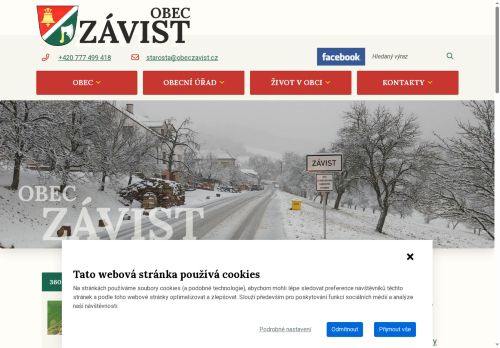 Zobrazit webové stránky Obecní úřad Závist