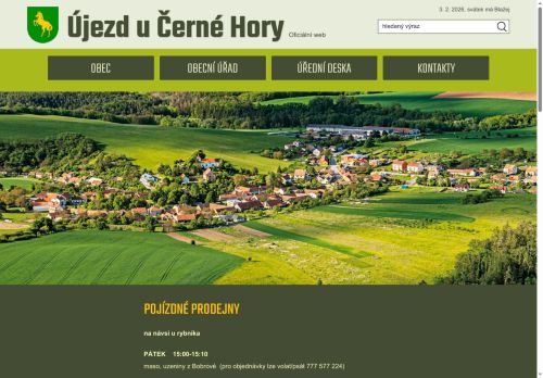 Zobrazit webové stránky Obecní úřad Újezd u Černé Hory