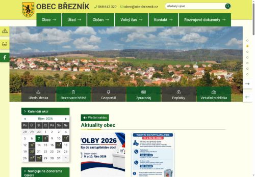 Zobrazit webové stránky Obecní úřad Březník