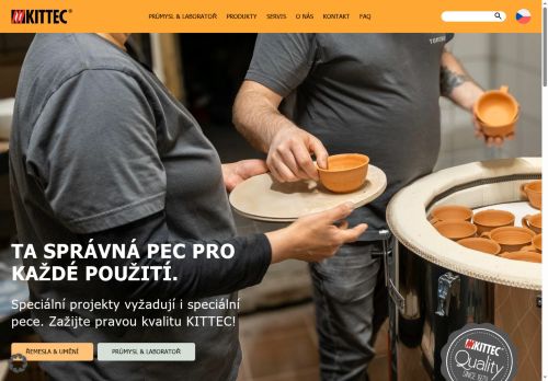 Webové stránky KITTEC, a.s., Vranovice-Kelčice