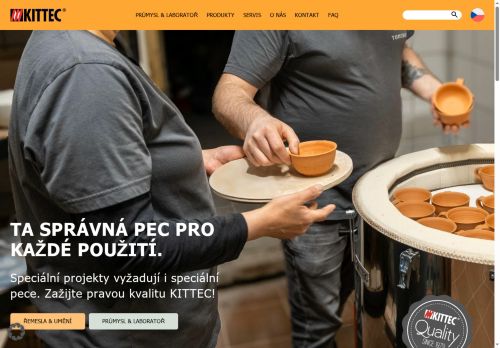 Webové stránky KITTEC, a.s., Vranovice-Kelčice