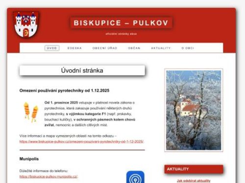 Obecní úřad Biskupice-Pulkov