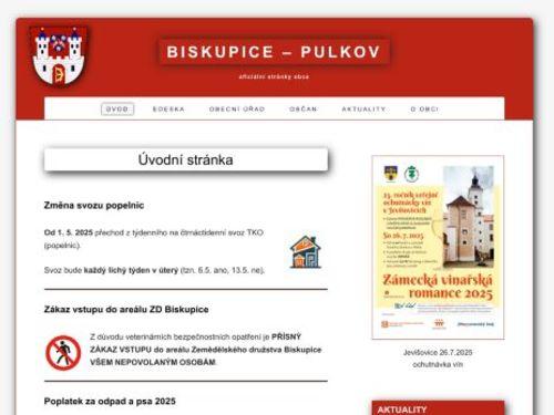 Obecní úřad Biskupice-Pulkov