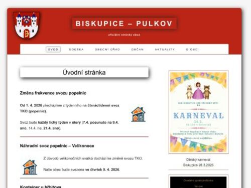 Obecní úřad Biskupice-Pulkov