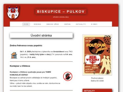 Obecní úřad Biskupice-Pulkov