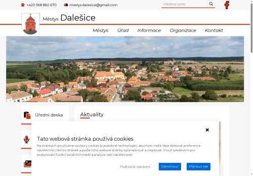 Zobrazit webové stránky Úřad městyse Dalešice