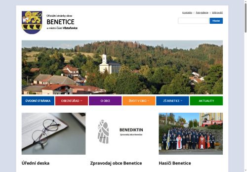 Zobrazit webové stránky Úřad obce Benetice