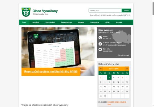 Zobrazit webové stránky Obecní úřad Vysočany