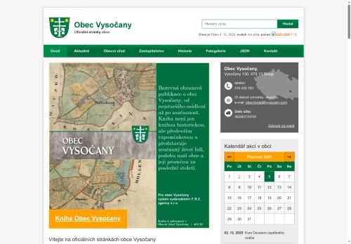 Zobrazit webové stránky Obecní úřad Vysočany