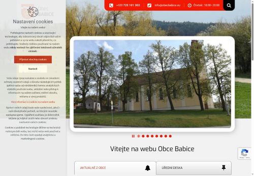 Zobrazit webové stránky Obecní úřad Babice