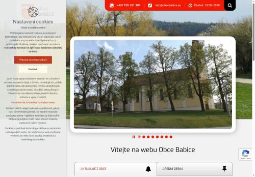 Zobrazit webové stránky Obecní úřad Babice