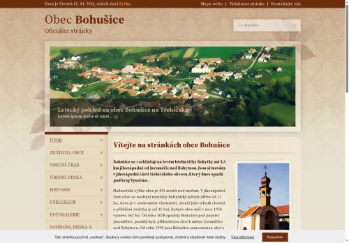 Zobrazit webové stránky Obecní úřad Bohušice