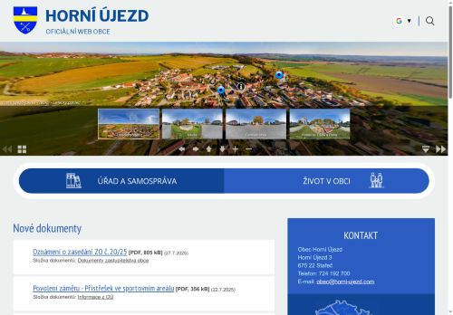 Zobrazit webové stránky Obecní úřad Horní Újezd