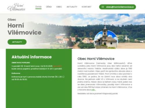 Obecní úřad Horní Vilémovice