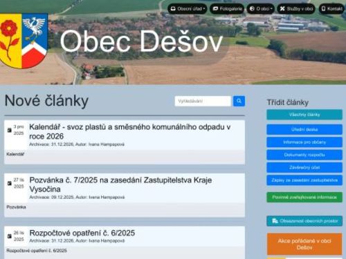 Obecní úřad Dešov