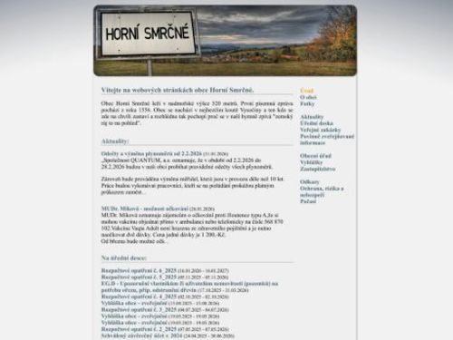 Obecní úřad Horní Smrčné