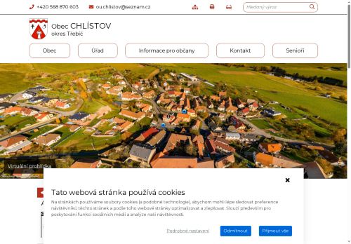 Zobrazit webové stránky Obecní úřad Chlístov