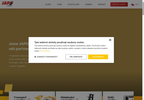 JAPO - transport s.r.o. nabízí práci na pozici Řidiči tahačů (m/ž) v obci Popůvky