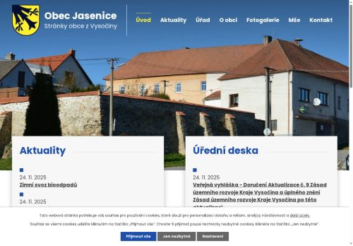 Zobrazit webové stránky Obecní úřad Jasenice