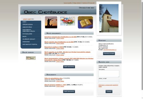 Zobrazit webové stránky Obecní úřad Chotěbudice