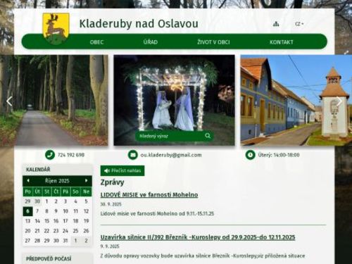 Obecní úřad Kladeruby nad Oslavou