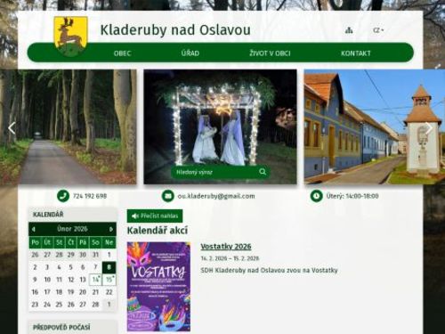 Obecní úřad Kladeruby nad Oslavou