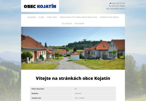 Zobrazit webové stránky Obecní úřad Kojatín