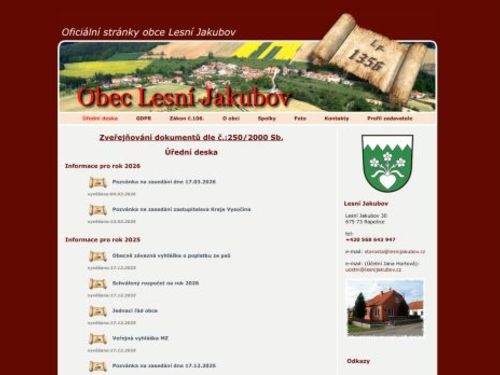 Obecní úřad Lesní Jakubov