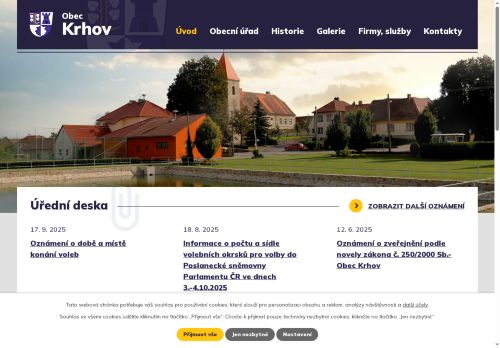 Zobrazit webové stránky Obecní úřad Krhov