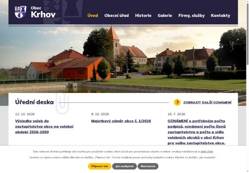 Zobrazit webové stránky Obecní úřad Krhov