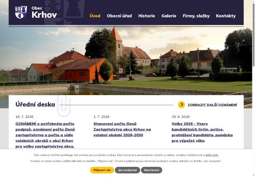Zobrazit webové stránky Obecní úřad Krhov