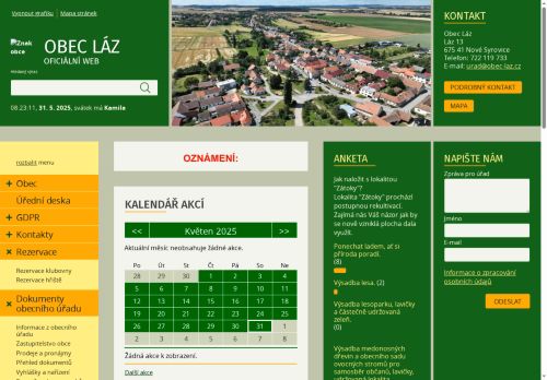 Zobrazit webové stránky Obecní úřad Láz