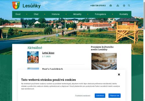 Zobrazit webové stránky Obecní úřad Lesůňky