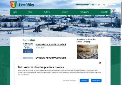 Zobrazit webové stránky Obecní úřad Lesůňky