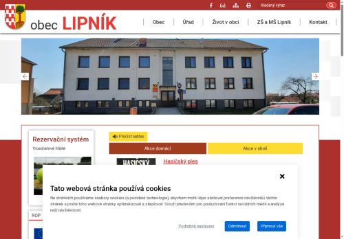 Zobrazit webové stránky Obecní úřad Lipník
