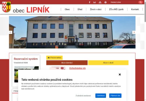 Zobrazit webové stránky Obecní úřad Lipník