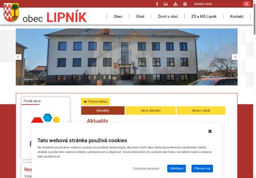 Zobrazit webové stránky Obecní úřad Lipník