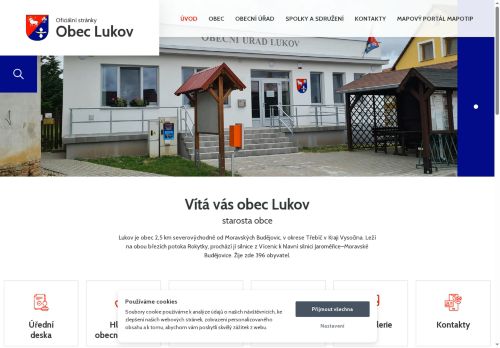 Zobrazit webové stránky Obecní úřad Lukov