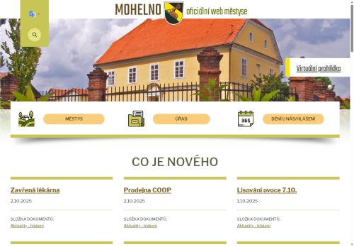 Zobrazit webové stránky Úřad městyse Mohelno