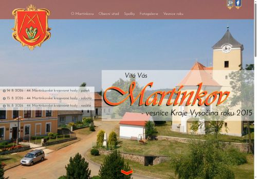 Zobrazit webové stránky Obecní úřad Martínkov