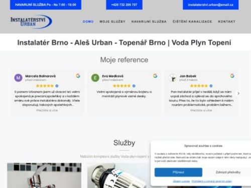 Instalatér Brno - Aleš Urban