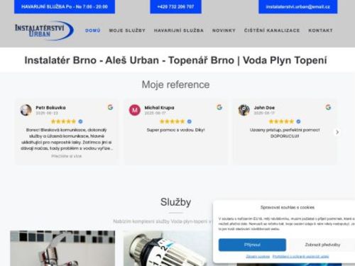 Instalatér Brno - Aleš Urban