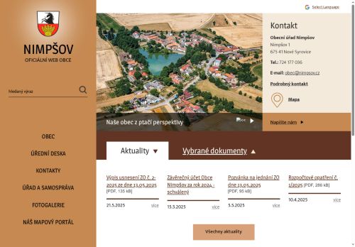 Zobrazit webové stránky Obecní úřad Nimpšov