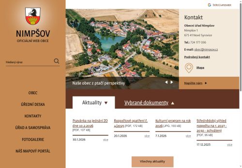 Zobrazit webové stránky Obecní úřad Nimpšov