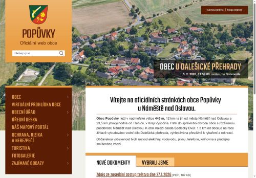 Zobrazit webové stránky Obecní úřad Popůvky