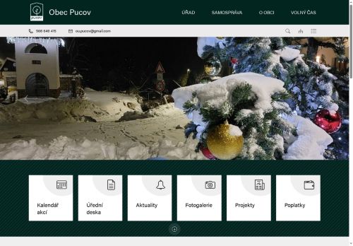 Zobrazit webové stránky Obecní úřad Pucov
