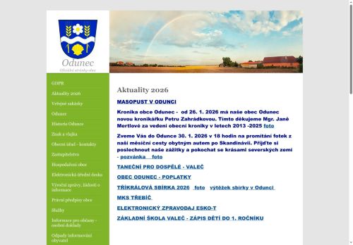 Zobrazit webové stránky Obecní úřad Odunec