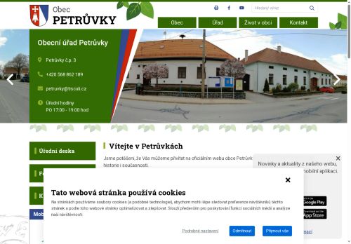 Zobrazit webové stránky Obecní úřad Petrůvky
